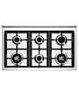 Bertazzoni Professional Series PRO106L3EXT 100cm wide Dual Fuel Range Cooker with Gas Hob - Stainless Steel 