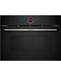 Bosch CEG732XB1B Series 8 Built-In Microwave with Grill - Black - GRADED