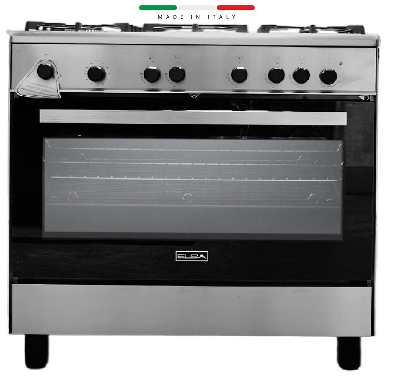 AW Outlet | Elba ESC90GAS 90 cm Italian Gas Range Cooker – Stainless ...