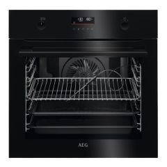 AEG BPK556260B 6000 Steambake Pyrolytic Integrated Oven - Black - EX-Display