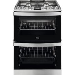 AEG CGB6131ACM 60cm Freestanding Gas Cooker - Stainless Steel - GRADED