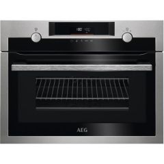 AEG CombiQuick KME565060M Built-in Combination Microwave - Stainless Steel - Ex-Display