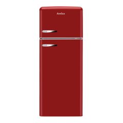 Amica FDR2213R/NBL 70/30 Retro Fridge Freezer - Retro Red - Ex-Display