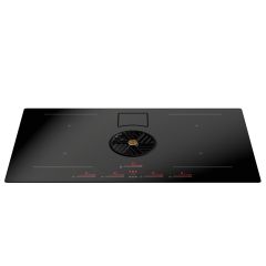 Bertazzoni P804ICH2M37NT 80cm induction hob with 4 Zones + integrated central circular extractor