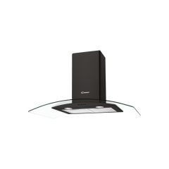 Candy CGM100NN 100cm Cooker Hood With Curved Glass Canopy - Black