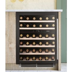 Caple WI6136 Black 60cm Under Counter Wine Cooler Cabinet