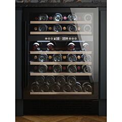 Cata UBBKWC60F - Black 51 Bottle Wine Cooler - Dual Zone - 60cm - EX-Display