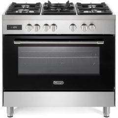 DeLonghi DEM965MXX 90cm Dual Fuel Range Cooker - Stainless Steel