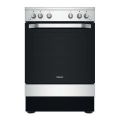 Hotpoint HS67G2PMX/UK Silver Gas Single Cooker