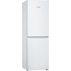 KGN34NWEAG, Free-standing fridge-freezer with freezer at bottom
