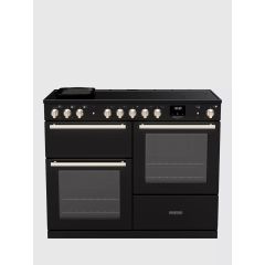 Rangemaster Longstock DL 110cm Electric Induction Range Cooker -Black - GRADED