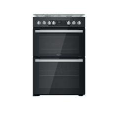 Hotpoint HDM67G9C2CSB/UK Dual Fuel Double Cooker - Black