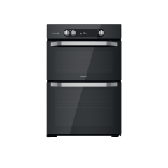 Hotpoint HDM67I9H2CB/U Double Electric 60cm Cooker - Black