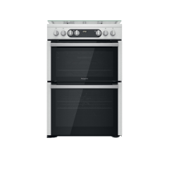 Hotpoint HDM67G9C2CX/U Electric Dual Fuel Cooker Double Cooker - Inox