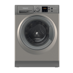 Hotpoint AntiStain40 Washing Machine - Graphite - 9kg - 1400RPM - B Rated - NSWF 945C GG UK N