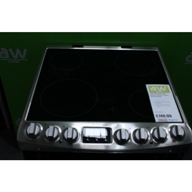 AEG 6000 SteamBake CCX6740ACM 60 cm Electric Ceramic Cooker - Stainless Steel - Ex-Display