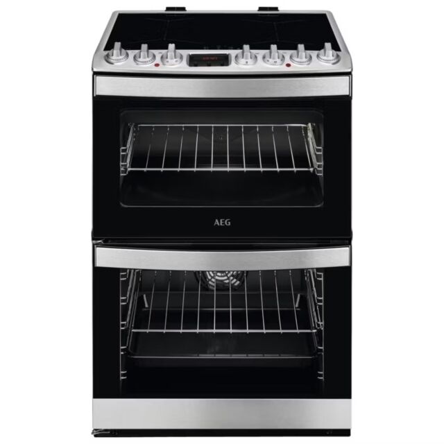 AEG CIB6732ACM 60cm Induction Electric Cooker- Stainless Steel - Ex-Display
