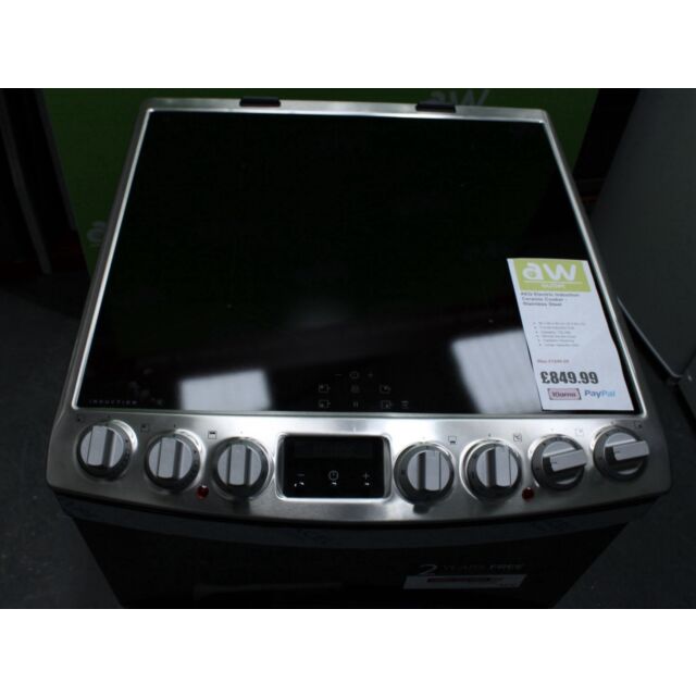 AEG CIB6732ACM 60cm Induction Electric Cooker- Stainless Steel - Ex-Display