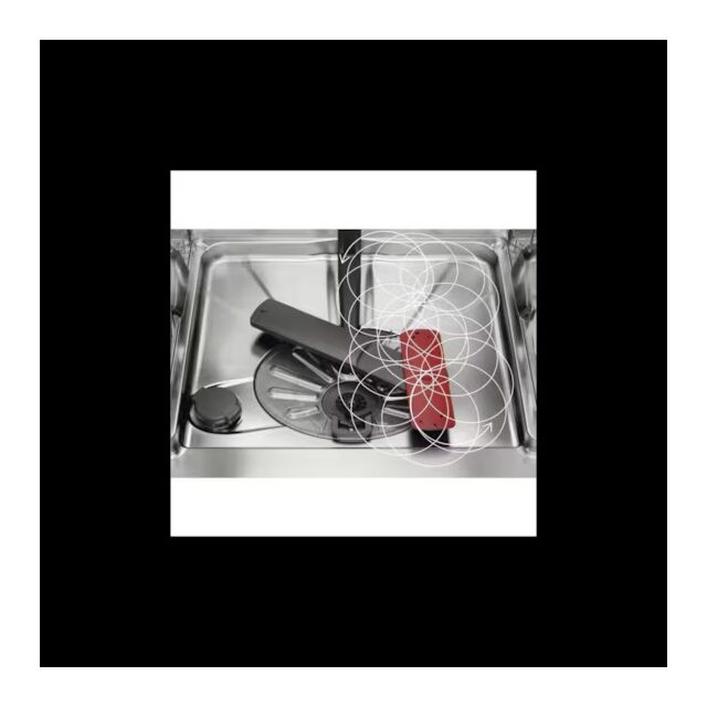 AEG FFB73727PM Full Size Dishwasher -15 Place Settings - Stainless Steel - D Rated