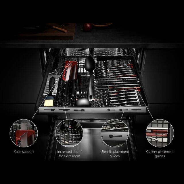 AEG FFB73727PM Full Size Dishwasher -15 Place Settings - Stainless Steel - D Rated