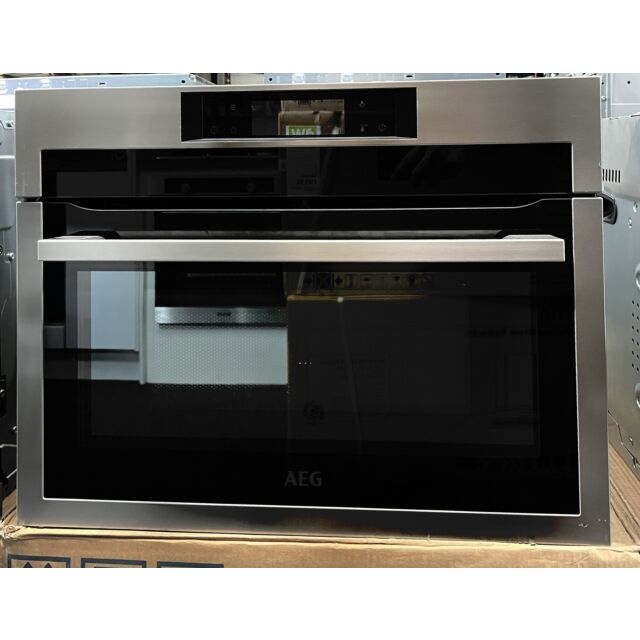 AEG KME761080M 59.5cm Built In Combination Microwave - Stainless Steel - Ex-Display