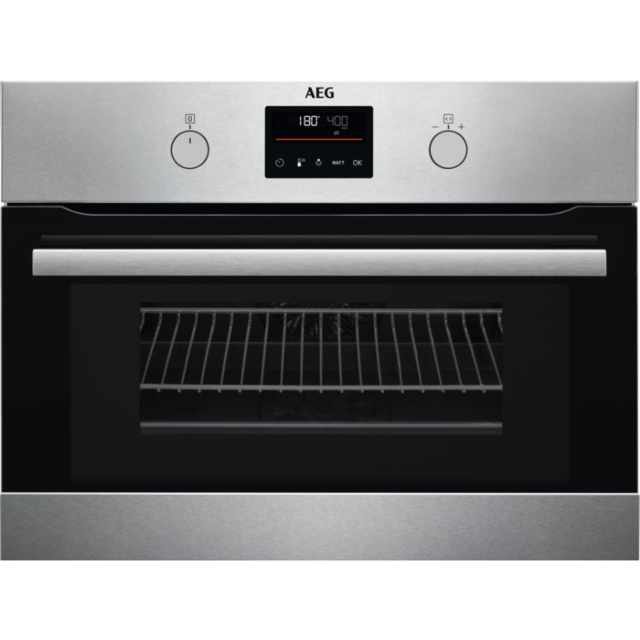 AEG KMK365060M 800 Combiquick Built In Combination Microwave Oven - Stainless Steel