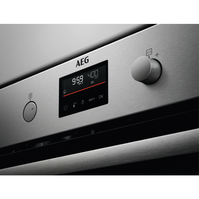 AEG KMK365060M 800 Combiquick Built In Combination Microwave Oven - Stainless Steel