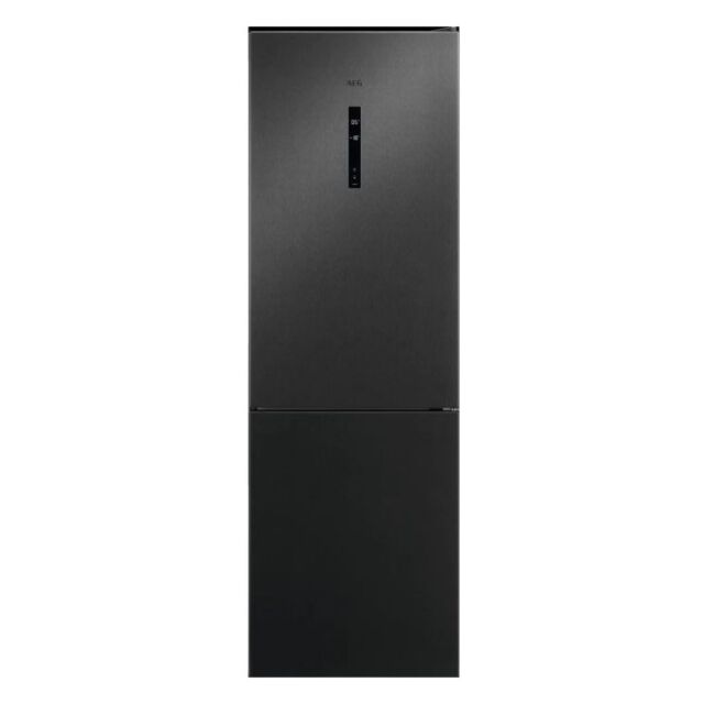 AEG RCB732E3MB 7000 Ultrafresh Total No Frost Fridge Freezer - Black / Stainless Steel