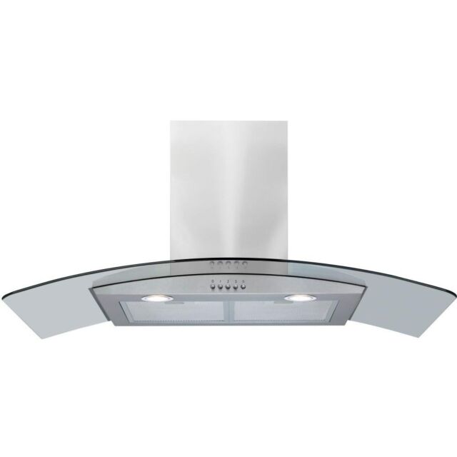 Amica AEC90SS 1190720 90cm curved glass extractor