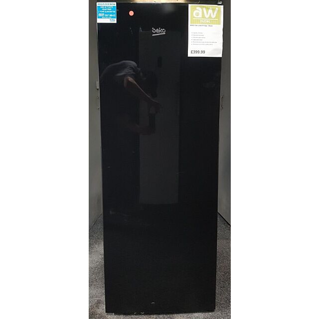 Beko LSG4545B Free Standing Fridge 252 Litres Black E Rated - Graded