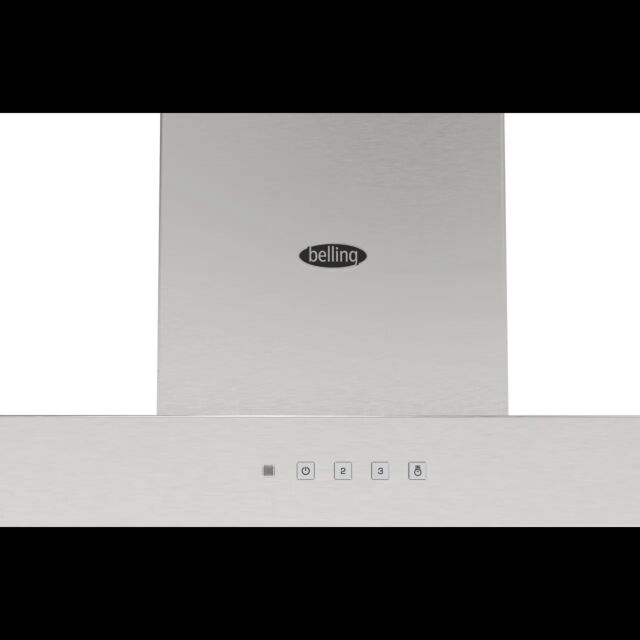 Belling BEL COOKCENTRE90CHIM STA 90cm Chimney Cooker Hood - Stainless Steel