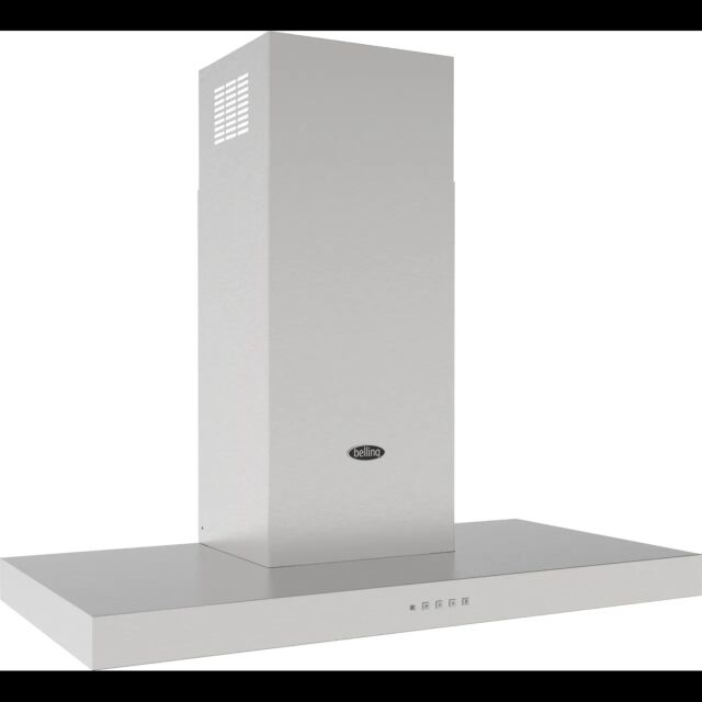 Belling BEL COOKCENTRE90CHIM STA 90cm Chimney Cooker Hood - Stainless Steel