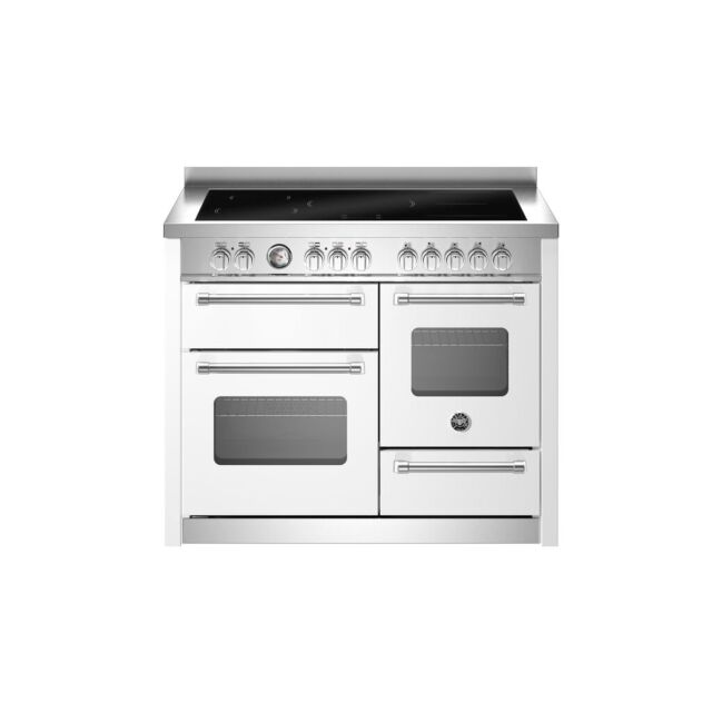Bertazzoni Master Series MAS115I3EBIC 110cm wide Electric Range Cooker with Induction Hob - Matt White