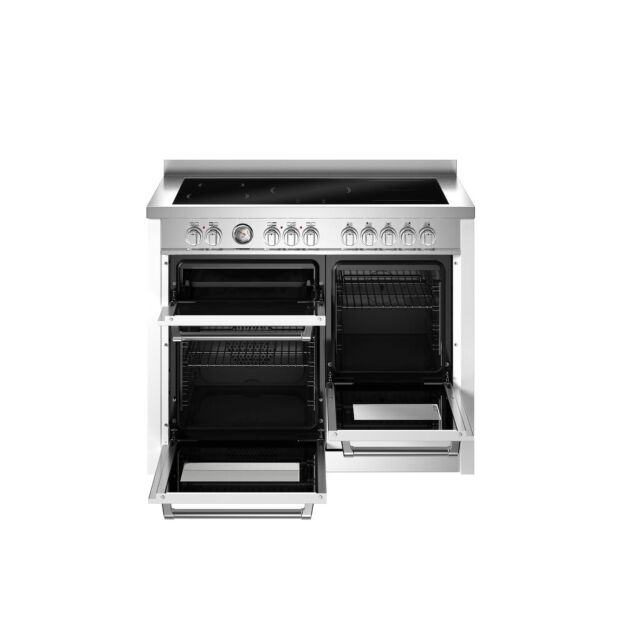 Bertazzoni Master Series MAS115I3EBIC 110cm wide Electric Range Cooker with Induction Hob - Matt White
