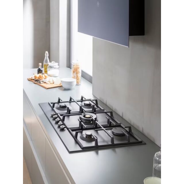 Bertazzoni P755CPRONE Pro Series 75cm Gas Hob with Wok Burner Matt black