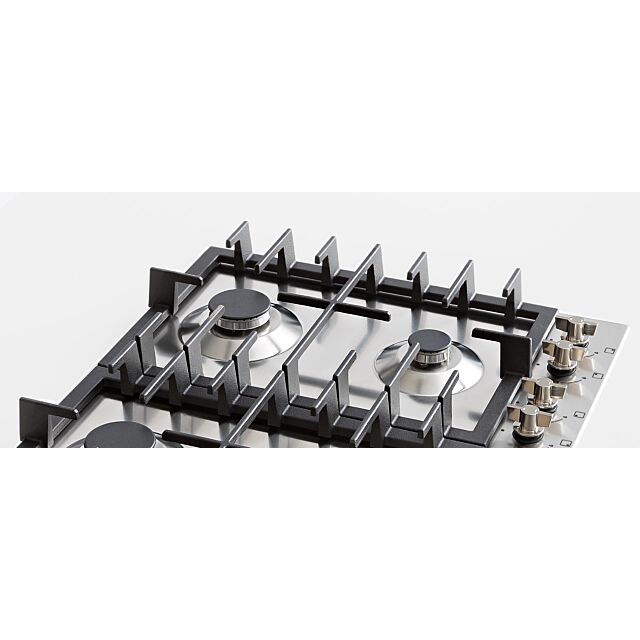Bertazzoni P905LMODX Modern Series 90cm Gas Hob with Left Wok Burner Stainless Steel
