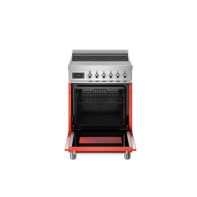 Bertazzoni PRO64I1EART2 Pro Series 60cm induction top electric oven range cooker - Gloss Orange