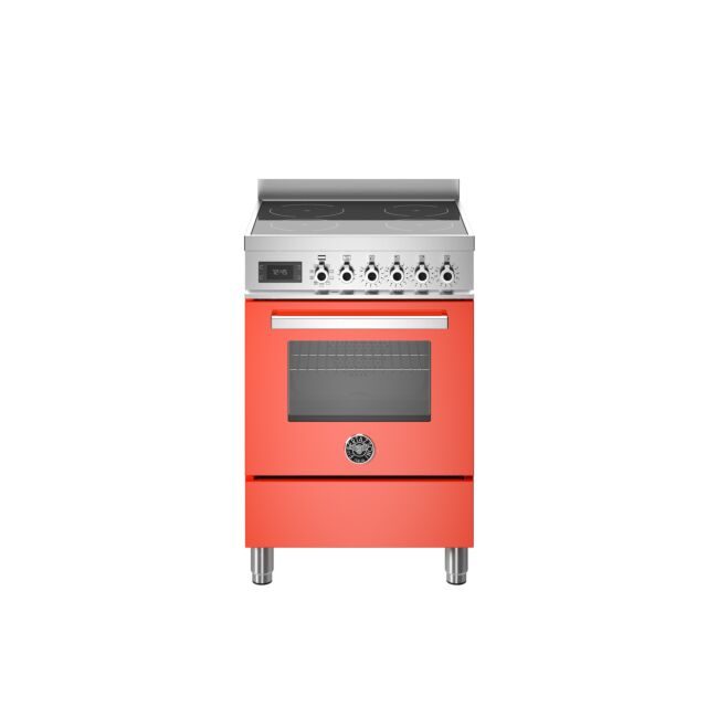 Bertazzoni PRO64I1EART2 Pro Series 60cm induction top electric oven range cooker - Gloss Orange