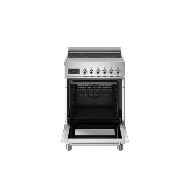 Bertazzoni PRO64I1EBIT2 Pro Series 60cm Induction Top Electric Oven Range Cooker - Gloss White