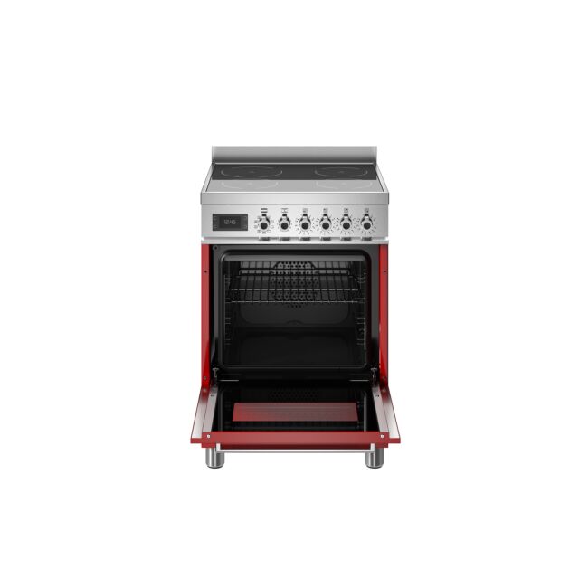 Bertazzoni Professional Series PRO64I1EROT2 60cm Wide Induction Freestanding Cooker - Red 