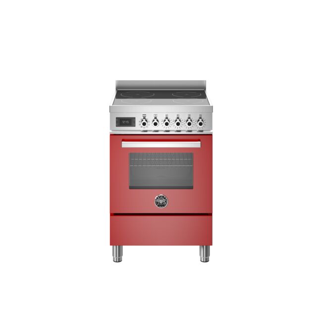 Bertazzoni Professional Series PRO64I1EROT2 60cm Wide Induction Freestanding Cooker - Red 