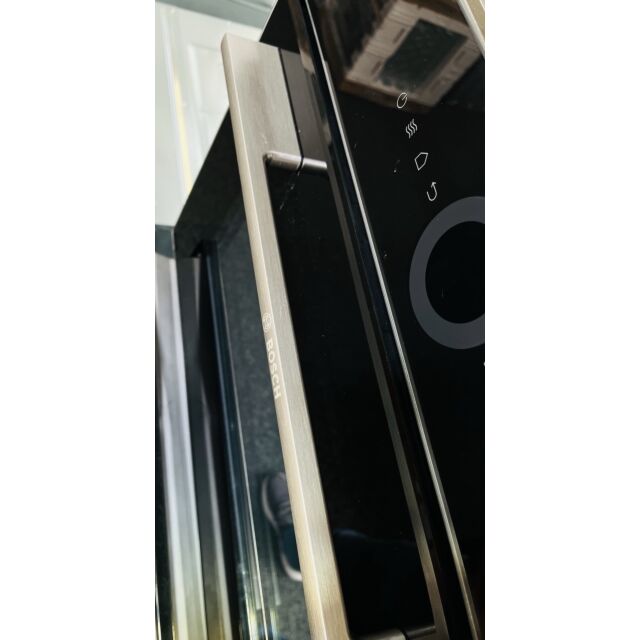 Bosch CEG732XB1B Series 8 Built-In Microwave with Grill - Black - GRADED