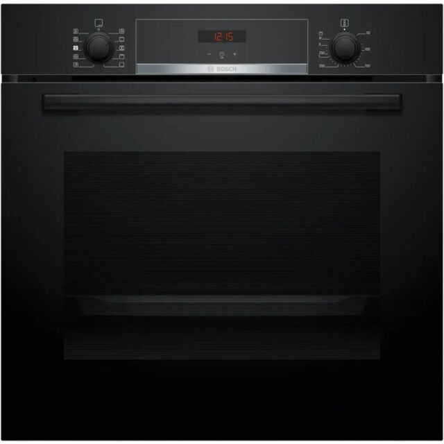 Bosch HQA534BB3B Series 4 Built-In Electric Single Oven - Black