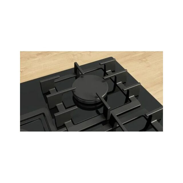 Bosch PPQ7A6I40 75cm Integrated 5 Burner Gas Hob - Black