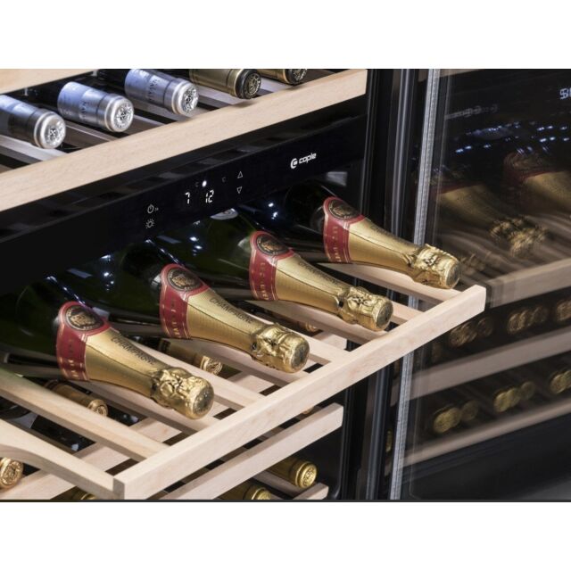 Caple WI6136 Black 60cm Under Counter Wine Cooler Cabinet