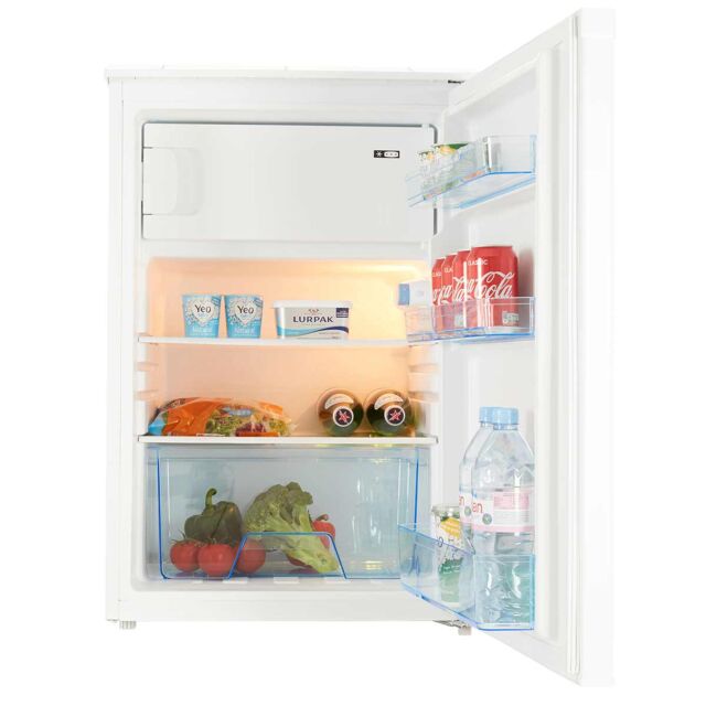 Cookology 113L White Under Counter Fridge with Ice Box - UCB113WH - White - NEW BOX GRADED