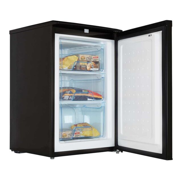 Cookology Ucfz86bk 55cm Freestanding Undercounter Freezer - Black - NEW BOX GRADED