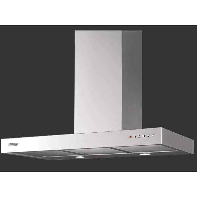 Delonghi DCH 9006 FSS 90cm Slab Hood - Stainless Steel