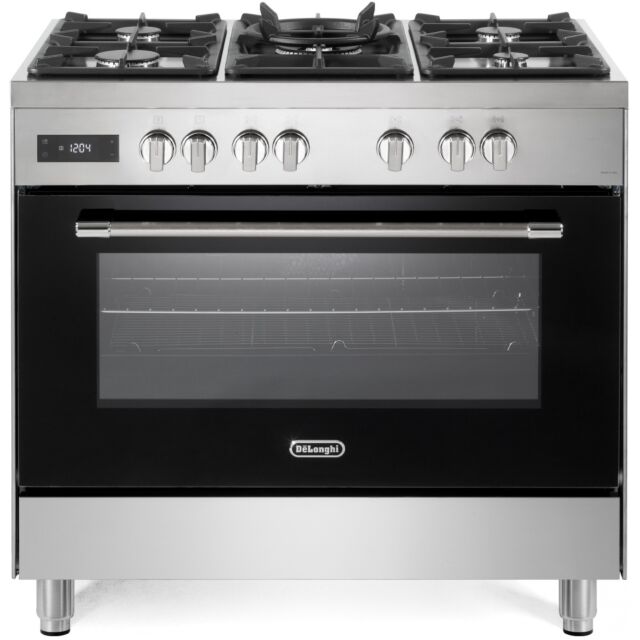 DeLonghi DEM965MXX 90cm Dual Fuel Range Cooker - Stainless Steel