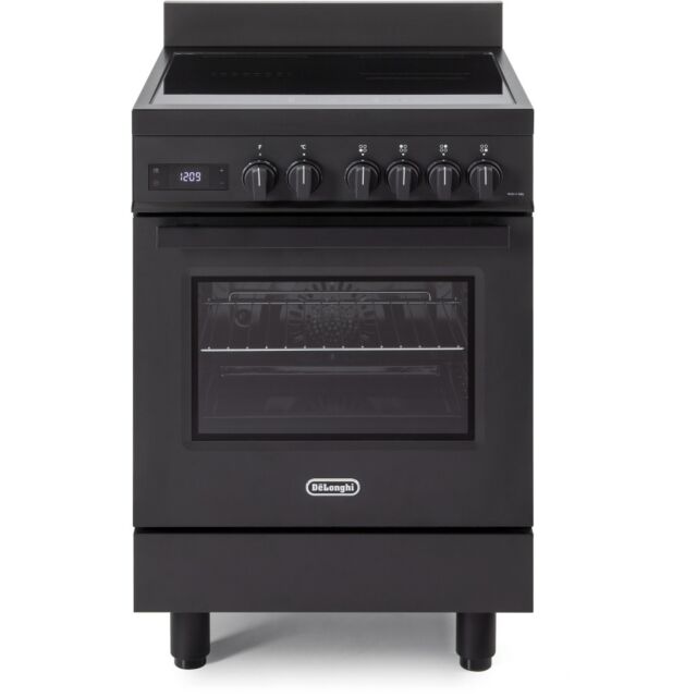 DeLonghi DSC 626IND-1-BL Induction Electric Cooker with Single Oven- Black